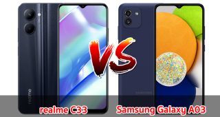 เปรียบเทียบ realme C33 VS Samsung Galaxy A03 ปี 2022 รุ่นต่างค่าย แบตเยอะ ส่วนต่างแค่ 100 บาท รุ่นไหนเด่นสุด มาเช็กกัน!