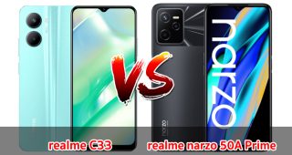 เปรียบเทียบ realme C33 VS realme narzo 50A Prime ปี 2022 ส่วนต่าง 500 บาท รุ่นไหนดี รุ่นไหนเด่นสุด มาเช็กกัน!