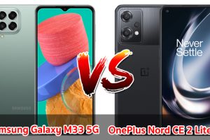 เปรียบเทียบ Samsung Galaxy M33 5G VS OnePlus Nord CE 2 Lite 5G ปี 2022 จอใหญ่ ชิปไว แบตอึด รุ่นไหนดี รุ่นไหนคุ้มสุด มาดูกันเลย!