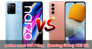 เปรียบเทียบ realme narzo 50A Prime VS Samsung Galaxy M23 5G ปี 2022 ส่วนต่าง 1,200 บาท สเปกครบ รุ่นไหนคุ้มสุด มาเช็กกันเลย!
