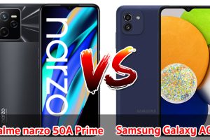 เปรียบเทียบ realme narzo 50A Prime VS Samsung Galaxy A03 ปี 2022 สเปกครบครัน ราคาเบา ๆ รุ่นไหนดี มาดูกันเลย!