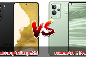 เปรียบเทียบ Samsung Galaxy S22 VS realme GT 2 Pro ปี 2023 ชิปเรือธง สเปกแจ่ม รุ่นไหนคุ้มสุด มาดูกัน!