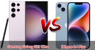 เปรียบเทียบ Samsung Galaxy S23 Ultra VS iPhone 14 Plus ปี 2023 รุ่นต่างค่าย สเปกครบครัน เลือกรุ่นไหนดี มาดูกัน!