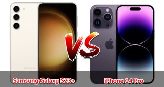 เปรียบเทียบ Samsung Galaxy S23+ VS iPhone 14 Pro ปี 2023 รุ่นต่างค่าย สเปกครบ เลือกรุ่นไหนดี มาดูกัน