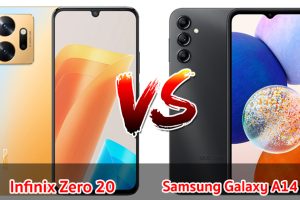เปรียบเทียบ Infinix Zero 20 VS Samsung Galaxy A14 5G ปี 2023 สเปกครบครัน ราคาตอบโจทย์ รุ่นไหนคุ้มสุด มาเช็กกันเลย