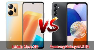 เปรียบเทียบ Infinix Zero 20 VS Samsung Galaxy A14 5G ปี 2023 สเปกครบครัน ราคาตอบโจทย์ รุ่นไหนคุ้มสุด มาเช็กกันเลย