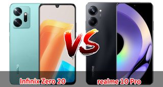 เปรียบเทียบ Infinix Zero 20 VS realme 10 Pro ปี 2023 จอกว้าง กล้องสวย แบตอึด รุ่นไหนดี รุ่นไหนคุ้มสุด มาเช็กกันเลย