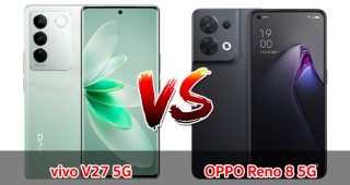 เปรียบเทียบ vivo V27 5G VS OPPO Reno 8 5G ปี 2023 สเปกครบครัน รุ่นไหนคุ้มสุด มาเช็กกันเลย