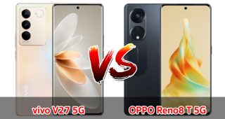 เปรียบเทียบ vivo V27 5G VS OPPO Reno8 T 5G ปี 2023 จอใหญ่ แบตเยอะ บอดี้สวย เลือกรุ่นไหนดี มาดูกัน