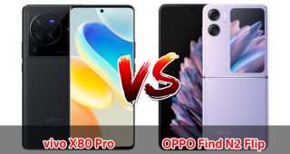 เปรียบเทียบ vivo X80 Pro VS OPPO Find N2 Flip ปี 2023 รุ่นต่างค่าย สเปกครบ รุ่นไหนเด่นสุด มาดูกันเลย