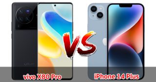 เปรียบเทียบ vivo X80 Pro VS iPhone 14 Plus ปี 2023 จอลื่น ชิปไว แบตเยอะ รุ่นไหนคุ้มสุด มาเช็กกันเลย