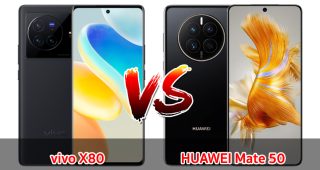 เปรียบเทียบ vivo X80 VS HUAWEI Mate 50 ปี 2023 รุ่นไหนดี รุ่นไหนคุ้มสุด มาดูกันเลย