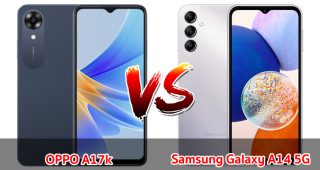 เปรียบเทียบ OPPO A17k VS Samsung Galaxy A14 5G ปี 2023 รุ่นไหนดี รุ่นไหนเด่น มาเช็กกันเลย