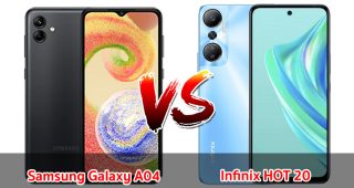 เปรียบเทียบ Samsung Galaxy A04 VS Infinix HOT 20 ปี 2023 จอใหญ่ กล้องคม แบตเยอะ รุ่นไหนคุ้มสุด มาดูกัน