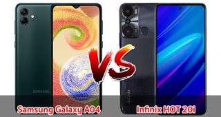 เปรียบเทียบ Samsung Galaxy A04 VS Infinix HOT 20i ปี 2023 รุ่นไหนดี รุ่นไหนเด่น มาเช็กกันเลย
