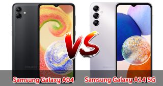 เปรียบเทียบ Samsung Galaxy A04 VS Samsung Galaxy A14 5G ปี 2023 จอกว้าง ชิปไว แบตเยอะ รุ่นไหนคุ้มสุด มาดูกันเลย