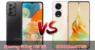 เปรียบเทียบ Samsung Galaxy A23 5G VS OPPO Reno8 T 5G ปี 2023 รุ่นต่างค่าย สเปกครบ รุ่นไหนปังสุด มาเช็กกันเลย