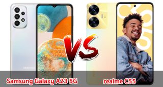 เปรียบเทียบ Samsung Galaxy A23 5G VS realme C55 ปี 2023 จอใหญ่ แบตเยอะ ชาร์จไว รุ่นไหนคุ้มสุด มาดูกันเลย