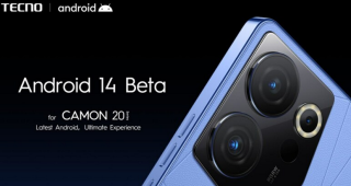 สมาร์ตโฟน CAMON 20 Series เตรียมให้ผู้ใช้ได้สัมผัส Android 14 Beta ก่อนใคร