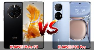 เปรียบเทียบ HUAWEI Mate 50 VS HUAWEI P50 Pro ปี 2023 สเปกคล้าย รุ่นไหนเด่นสุด มาเช็กกันเลย