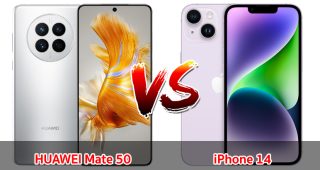 เปรียบเทียบ HUAWEI Mate 50 VS iPhone 14 ปี 2023 ชิปไว กล้องสวย เลือกรุ่นไหนดี มาดูกันเลย
