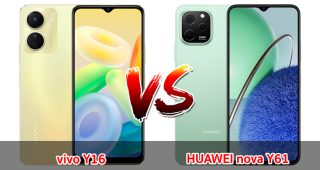 เปรียบเทียบ vivo Y16 VS HUAWEI nova Y61 ปี 2023 บอดี้สวย สเปกครบครัน เลือกรุ่นไหนดี มาเช็กกันเลย