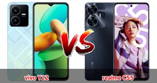 เปรียบเทียบ vivo Y22 VS realme C55 ปี 2023 รุ่นต่างค่าย สเปกครบครัน รุ่นไหนดี รุ่นไหนคุ้มสุด มาดูกันเลย