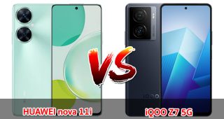 เปรียบเทียบ HUAWEI nova 11i VS iQOO Z7 5G ปี 2023 รุ่นต่างค่าย สเปกดี รุ่นไหนคุ้มสุด มาดูกันเลย