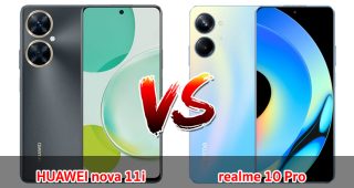เปรียบเทียบ HUAWEI nova 11i VS realme 10 Pro ปี 2023 สเปกครบ รุ่นไหนดี รุ่นไหนเด่น มาเช็กกันเลย