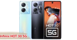 ราคา Infinix HOT 30 5G หน้าจอ 120Hz ขนาด 6.78 นิ้ว ชิปเซ็ต Dimensity 6020 5G กล้องคมชัด 50MP แบตอึด 6000mAh ชาร์จไว 18W สแกนนิ้วข้างเครื่อง