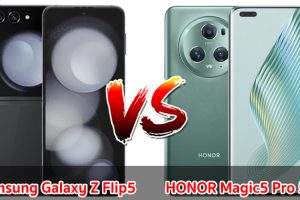 เปรียบเทียบ Samsung Galaxy Z Flip5 VS HONOR Magic5 Pro 5G ปี 2023 รุ่นต่างค่าย สเปกครบ เลือกรุ่นไหนดี มาเช็กกันเลย