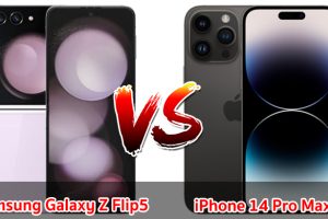 เปรียบเทียบ Samsung Galaxy Z Flip5 VS iPhone 14 Pro Max ปี 2023 สเปกระดับท็อป รุ่นต่างค่าย เลือกรุ่นไหนดี มาดูกันเลย